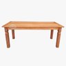 Mesa Rustica em Madeira 200x90 Peroba Rosa - 3