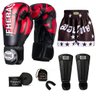 Kit Boxe Muay Thai Fheras Top Elite Vermelho (03002106) - 1