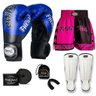 Kit Boxe Muay Thai Fheras Top Tailandesa Azul (03002568) - 6