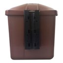 Ver imagem 2 de Cesto Individual Lixeira Coleta Seletiva 40 Litros Com Poste:Amarelo