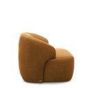 Ver mais imagens de Kit 2 Poltronas Decorativas Charlote Sala de Estar Base Fixa Couro Caramelo Manchado G88 - Gran Belo
