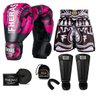 Kit Boxe Muay Thai Fheras Top Elite Rosa (03002367) - 7