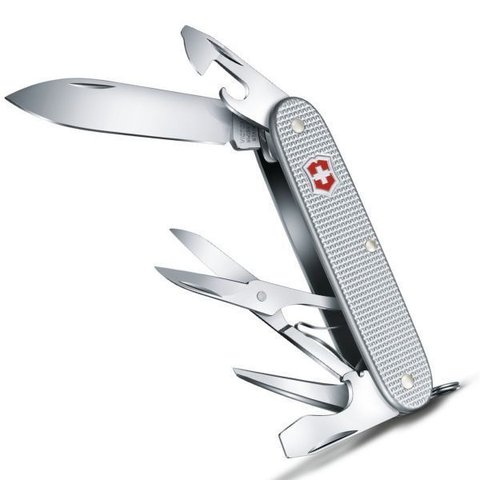 Canivete Suíço Pioneer X Victorinox 9,3cm, 9 Funções, Prata