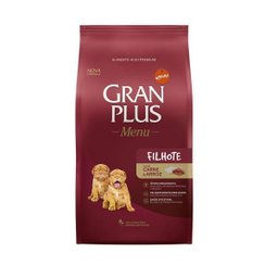 Ração Granplus Menu Filhote Carne Arroz 15kg - 1
