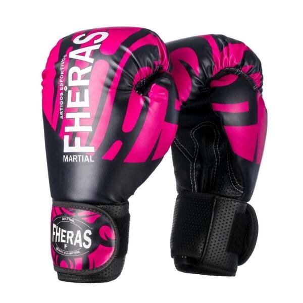 Kit Boxe Muay Thai Fheras Top Elite Rosa (03002368) - 8