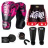 Kit Boxe Muay Thai Fheras Top Elite Rosa (03002368) - 1