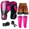 Kit Boxe Muay Thai Fheras Top Elite Rosa (03002383) - 1