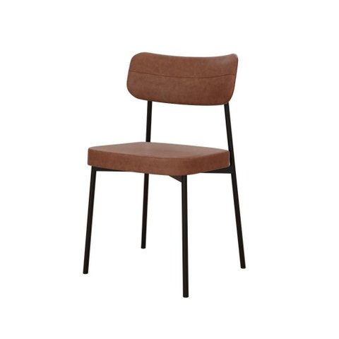 Cadeira Mynna Fixa C/4 Pes 525 X 470 X 790 Mm C/1 Un. Courino Whisky Courino Whisky