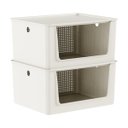 Ver imagem 6 de Cesto com Abertura Frontal 16 Litros Flow com Tampa Bege