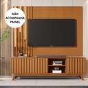 Ver imagem 4 de Rack Bancada Açai 1.8 Pé Madeira Maciça Nature Jb Bechara