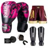 Kit Boxe Muay Thai Fheras Top Elite Rosa (03002481) - 7
