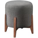 Ver imagem 1 de Puff Puf Sala Lhor Linho Cinza RM