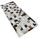 Ver imagem 2 de Tapete de Couro Marrom Misto 0,80x2,00 com Borda Pç 10x10cm