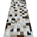 Ver imagem 1 de Tapete de Couro Marrom Misto 0,80x2,00 com Borda Pç 10x10cm