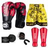 Kit Boxe Muay Thai Fheras Top Elite Vermelho (03002325) - 7