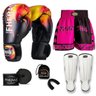 Kit Boxe Muay Thai Fheras Top Fogo (03001239) - 1