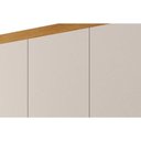 Ver imagem 4 de Guarda Roupa Solteiro 6 Portas e 2 Gavetas Espanha Naturale/Off White - Rufato