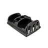 Escorredor de Pratos Secador Louça Compacto Rattan Utensilio de Cozinha Copos Talheres:preto - 3