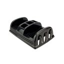 Ver imagem 3 de Escorredor de Pratos Secador Louça Compacto Rattan Utensilio de Cozinha Copos Talheres:preto