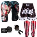 Ver imagem 1 de Kit Boxe Muay Thai Fheras Top EUA (03001172)