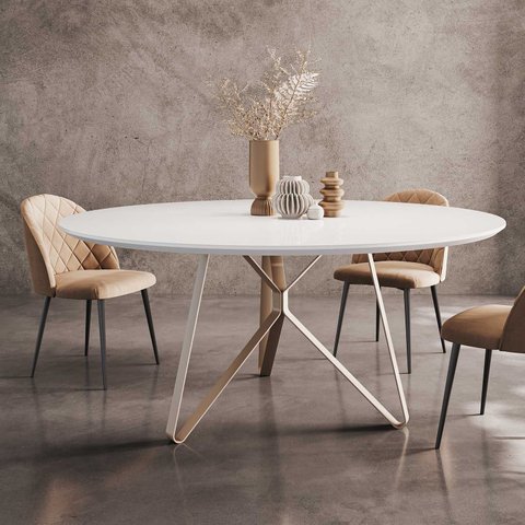 Mesa de Jantar Redonda Haia