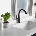 Ver imagem 2 de Torneira Cozinha Monocomando,42cm, Aço Inox, Bico Extensor Acabamento: Premium; Cor: Preta