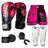 Kit Boxe Muay Thai Fheras Top Elite Vermelho (03002088) - 1