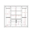 Ver imagem 6 de Guarda Roupa Casal 8 Portas 4 Gavetas Espelho 1096 Carraro - Branco