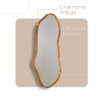 Espelho Decorativo Orgânico Aura 44x119cm Moderna Mobília - 4