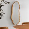 Espelho Decorativo Orgânico Aura 44x119cm Moderna Mobília - 1