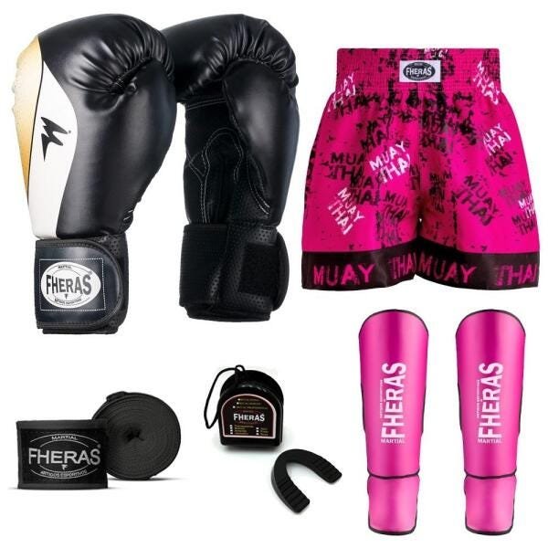 Kit Boxe Muay Thai Fheras Top Horus (03003927) - 7