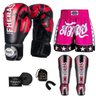 Kit Boxe Muay Thai Fheras Top Elite Vermelho (03002226) - 7