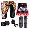 Kit Boxe Muay Thai Fheras Top Onça (03000866) - 1