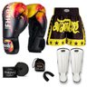 Kit Boxe Muay Thai Fheras Top Fogo (03001247) - 6