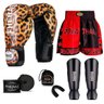 Kit Boxe Muay Thai Fheras Top Onça (03000918) - 7