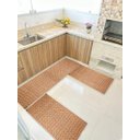 Ver imagem 2 de Jogo Tapete Cozinha Kit 3 Peças Sisal Antiderrapante Ks-90