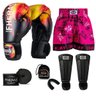Kit Boxe Muay Thai Fheras Top Fogo (03001277) - 7