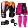 Kit Boxe Muay Thai Fheras Top Fogo (03001280) - 7