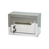 Caixa Correio Carta Condomínio Frontal Inox Chave 15x30x18cm - 1