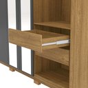 Ver mais imagens de Guarda Roupas Noronha 6 Portas 100% Mdf Ideal para Ambientes Pequenos:nature Alasca