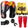 Kit Boxe Muay Thai Fheras Top Fogo (03001302) - 7