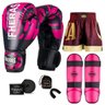 Kit Boxe Muay Thai Fheras Top Elite Rosa (03002437) - 1
