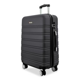 Mala Grande Rígida Expansiva Despachada 32kg Internacional Rodas Duplas 360º Cadeado Tsa Gladiador a - 2