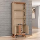 Ver imagem 3 de Cristaleira Madri 4 Portas 3 Prateleiras MDF e MDP 70cm Fendi Bechara Móveis