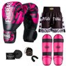 Kit Boxe Muay Thai Fheras Top Elite Rosa (03002441) - 1