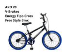 Ver imagem 2 de Bicicleta Energy Cross F.style-aro20-preto/azul-ello Bike