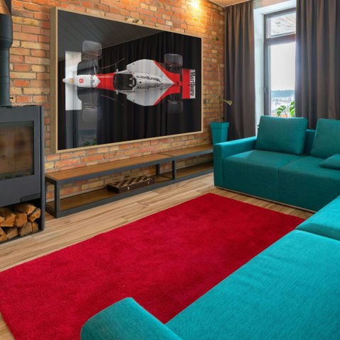Quadro Decorativo Carro de Corrida Formula 1 Sala Quarto Casa Escritório