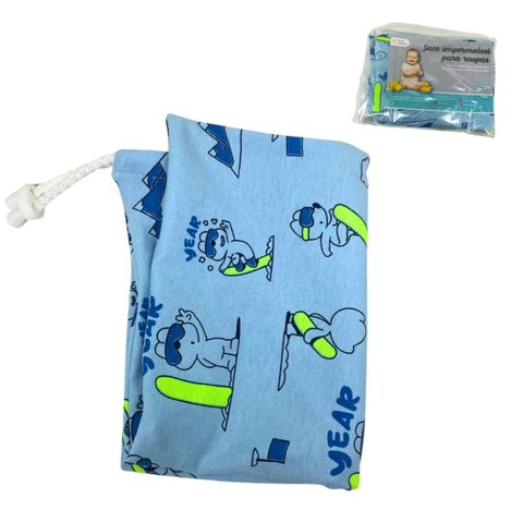 Saco Impermeável Reutilizável Roupinha Molhada Bebê Und Surf