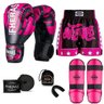 Kit Boxe Muay Thai Fheras Top Elite Rosa (03002451) - 1