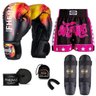 Kit Boxe Muay Thai Fheras Top Fogo (03001333) - 7